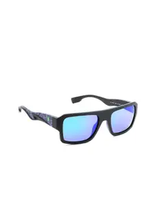 FILA Men Full Rim Square Sunglasses with UV Protected Lens