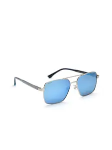 FILA Men Square Sunglasses with UV Protected Lens SFI230K57579PSG