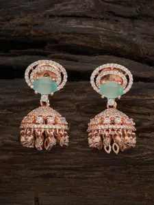 Kushal's Fashion Jewellery Gold-Plated Artificial Stones Embellished Bridal Maang Tikka