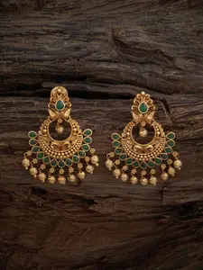 Kushal's Fashion Jewellery Gold-Plated Classic Chandbalis