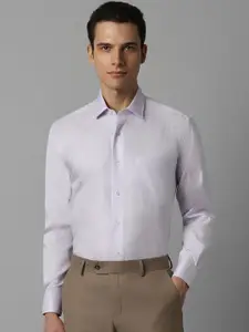 Luxure by Louis Philippe Classic Fit Solid Cotton Formal Shirt