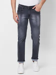 GIORDANO Men Mid-Rise Straight Fit Heavy Fade Stretchable Jeans