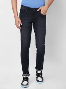 GIORDANO Men Mid-Rise Slim Fit Light Fade Stretchable Jeans