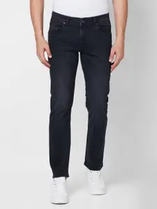 GIORDANO Men Clean Look Straight Fit Stretchable Jeans