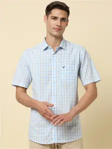 Allen Solly Slim Fit Vertical Striped Spread Collar Cotton Casual Shirt