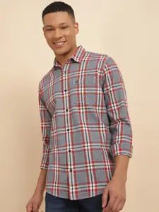 Allen Solly Tartan Checks Cotton Casual Shirt