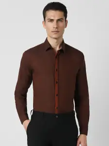 V Dot Slim Fit Formal Shirt