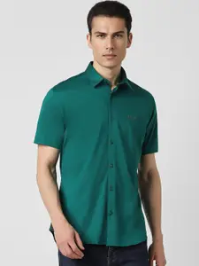 Van Heusen Sport Cotton Slim Fit Opaque Casual Shirt
