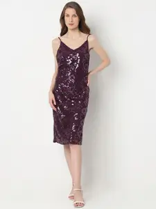 Vero Moda Mermaid Sequin Sheath Dress