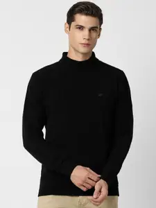 Peter England Casuals Turtle Neck Acrylic Pullover Sweater