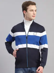Monte Carlo Striped Mock Collar Pullover
