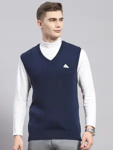 Monte Carlo Striped Sleeveless Woollen Sweater Vest