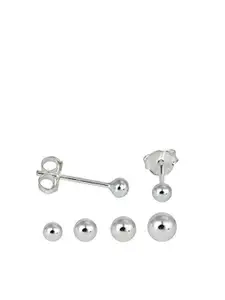 Silverwala Silver Studs Earrings