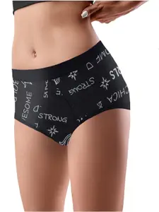 DChica Typography Printed Leakproof Cotton Reusable Period Panty
