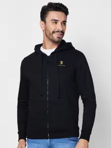 GIORDANO Hooded Pure Cotton Front Open Sweatshirt