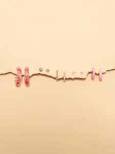 SALTY Set Of 5 Contemporary Hoop Earrings