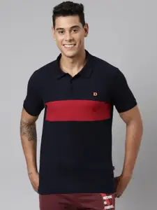 DIXCY SCOTT Polo Collar Short Sleeves Cotton Casual T-shirt