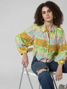ONLY Floral Opaque Printed Casual Shirt