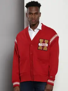 Tommy Hilfiger V-Neck Front-Open Sweaters