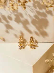 SALTY 14K Gold-Plated Contemporary Hoop Earrings