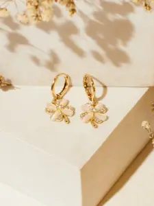 SALTY 14k Gold-Plated Contemporary Hoop Earrings