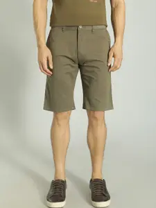 Indian Terrain Men Mid-Rise Pure Cotton Chino Shorts