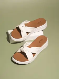 Inc 5 Knotted Strap Open Toe Comfort Heels