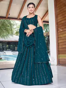 Chandbaali Embellished Sequinned Ready to Wear Lehenga & Blouse With Dupatta