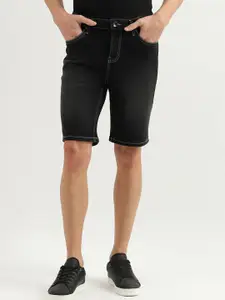 United Colors of Benetton Men Mid-Rise Slim Fit Denim Shorts
