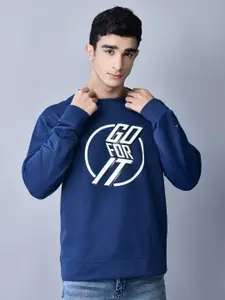 Shiv Naresh Typography Printed Round Neck Pullover Sweatshirt