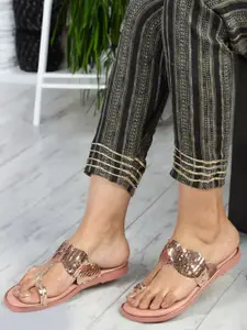 Carlton London Embellished One Toe Flats