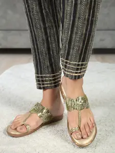 Carlton London Embellished One Toe Flats