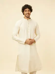 Manyavar Mandarin collar Regular Kurta with Pyjamas