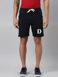 DIXCY SCOTT Men Printed High Rise Above the Knee Shorts with Side Pocket