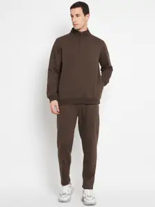 EDRIO Mock Collar Relaxed Fit Tracksuit