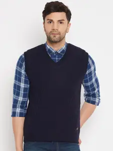 Duke Reversible Acrylic Ribbed Sleeveless Sweater Vest