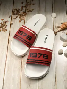 The Roadster Lifestyle Co. Men Printed Slip On Sliders