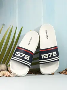 The Roadster Lifestyle Co. Men Printed Slip On Sliders