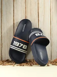 Roadster The Lifestyle Co. Men Typography Printed Sliders