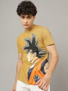 Free Authority Dragon Ball Z Printed Cotton T-shirt