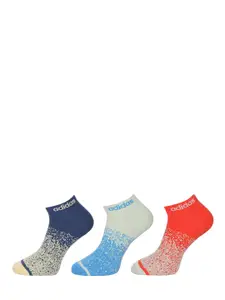 ADIDAS Men Pack of 3 Flat Knit Low Cut Socks