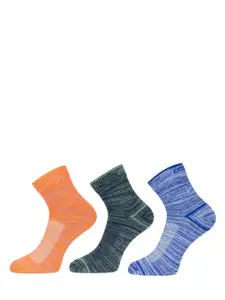 ADIDAS Men Pack of 3 Flat Knit Ankle Socks