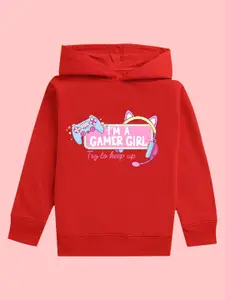 BAESD Girls Gamer Printed Fleece Hooded Pullover Sweatshirt