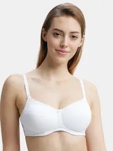 Jockey Wirefree Padded Super Combed Cotton Full Coverage Multiway T-shirt Bra