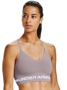 UNDER ARMOUR Seamless Low Long Lightly Padded Organic Workout Bra