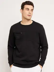 EDRIO Round Neck Fleece Sweatshirt