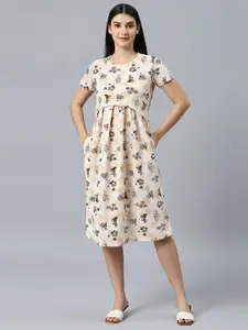 True Shape Zipless Maternity A-Line Dress
