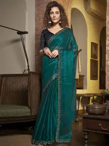 Mitera Sequinned Embroidered Saree