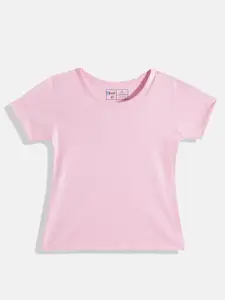 Eteenz Girls Premium Cotton Round Neck T-shirt