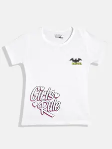 Eteenz Girls Premium Cotton Batgirl Printed T-shirt